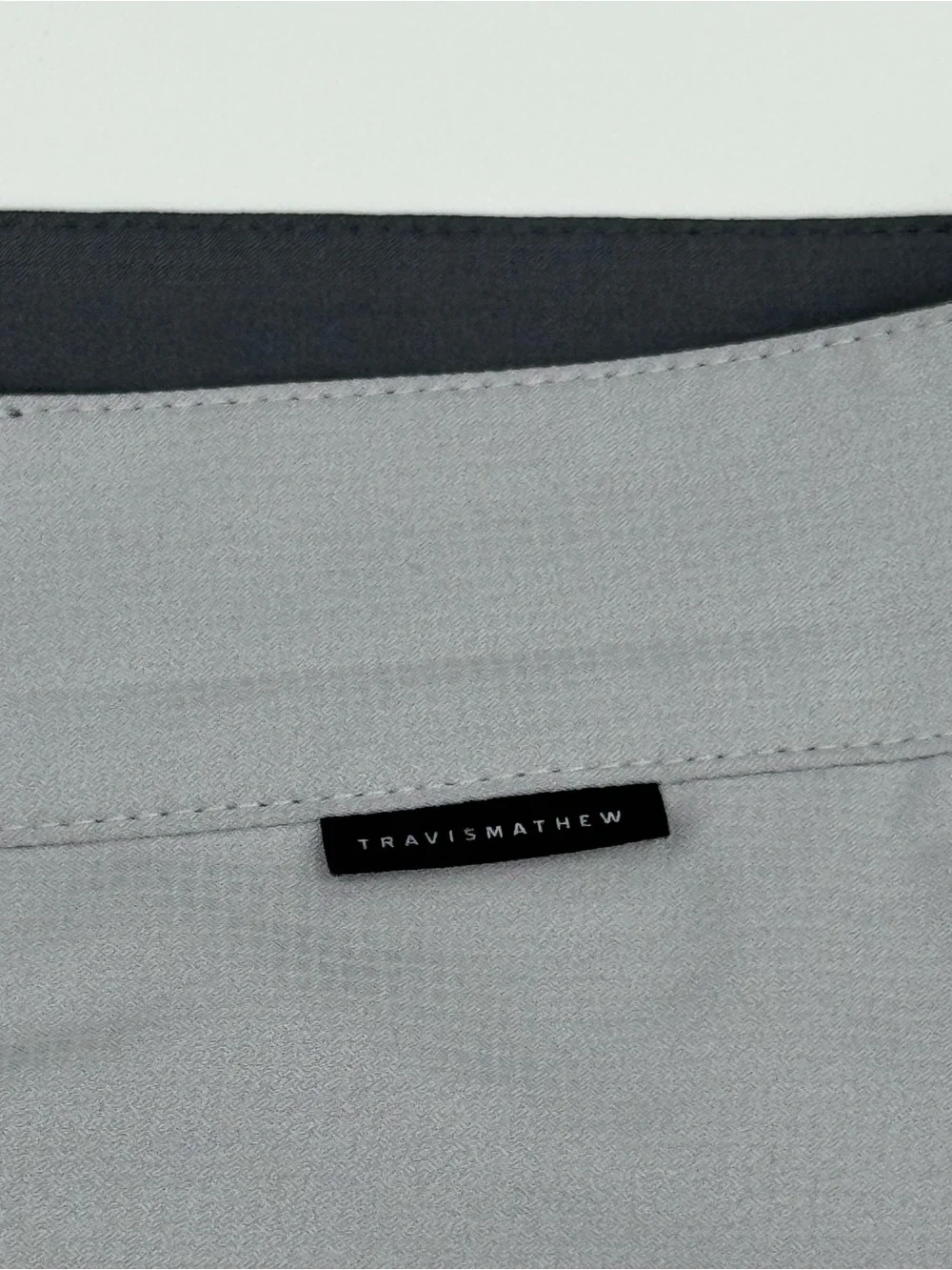 TravisMathew Men’s Golf Shorts Gray Size 36 Stretch 88% Polyester 12% Elastane